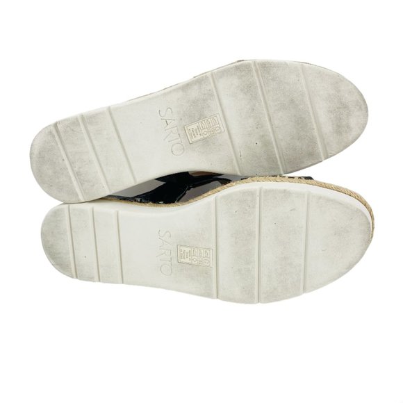 Franco Sarto Leather Cappy Slide Sandal Shoes Sz 9.5 -10 - Picture 9 of 11